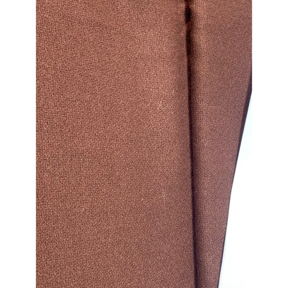 Vintage Dark Brown Wool Fabric 1/2 Yard 44" Wide Rug Hooking - Picture 5 of 6